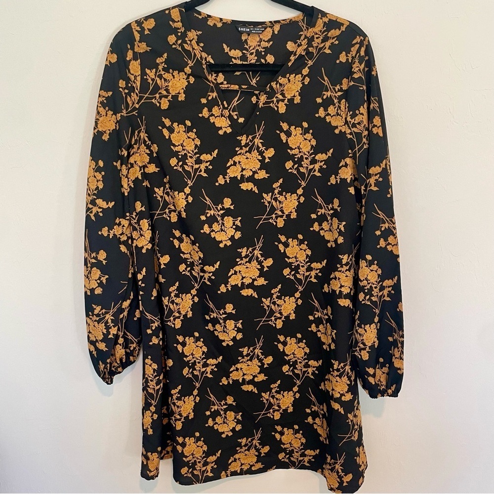 Fall Floral Dress